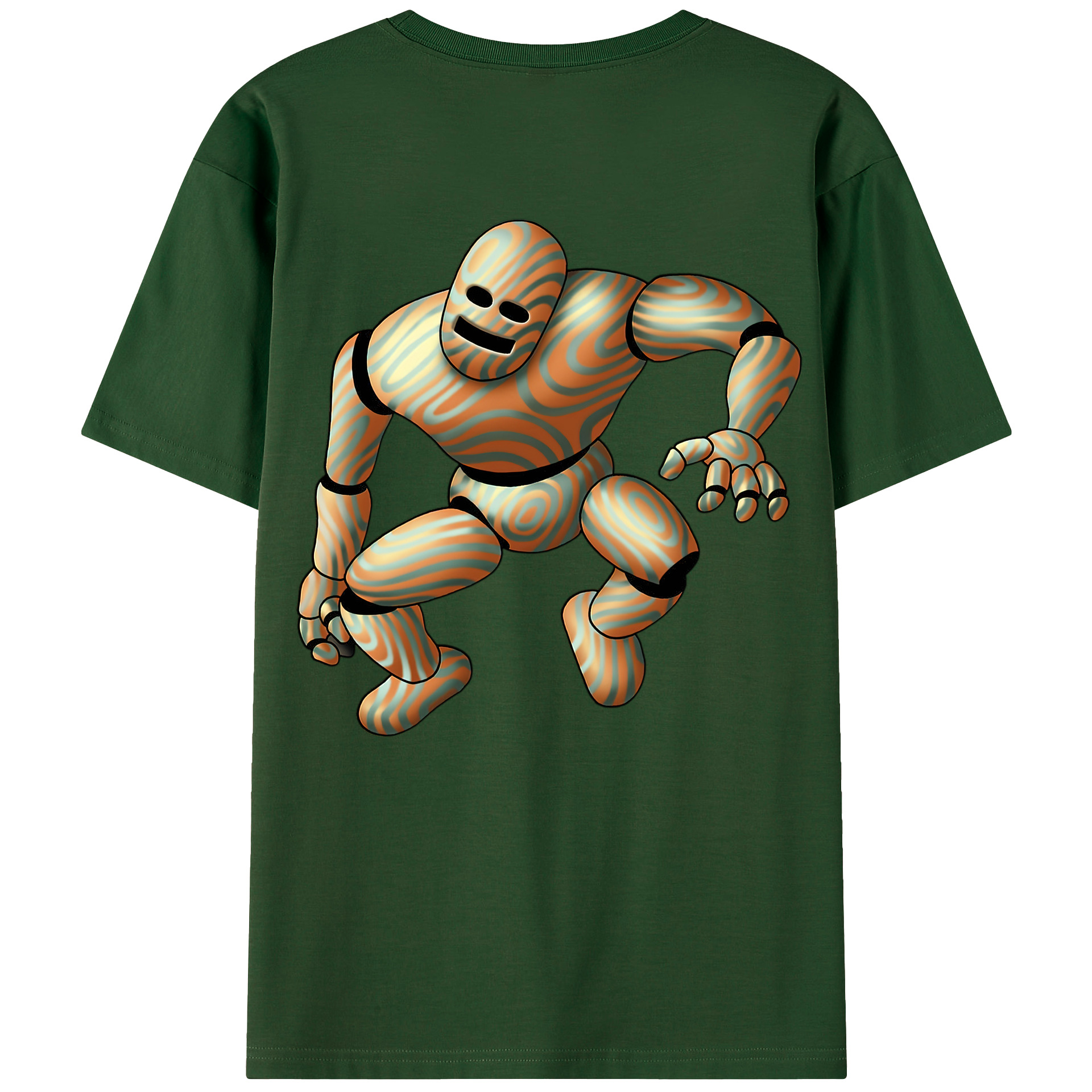 （画像用） ドラゴンクエスト Doragon Kuesuto Dragon Quest 綿100％半袖Tシャツ（背面プリント）